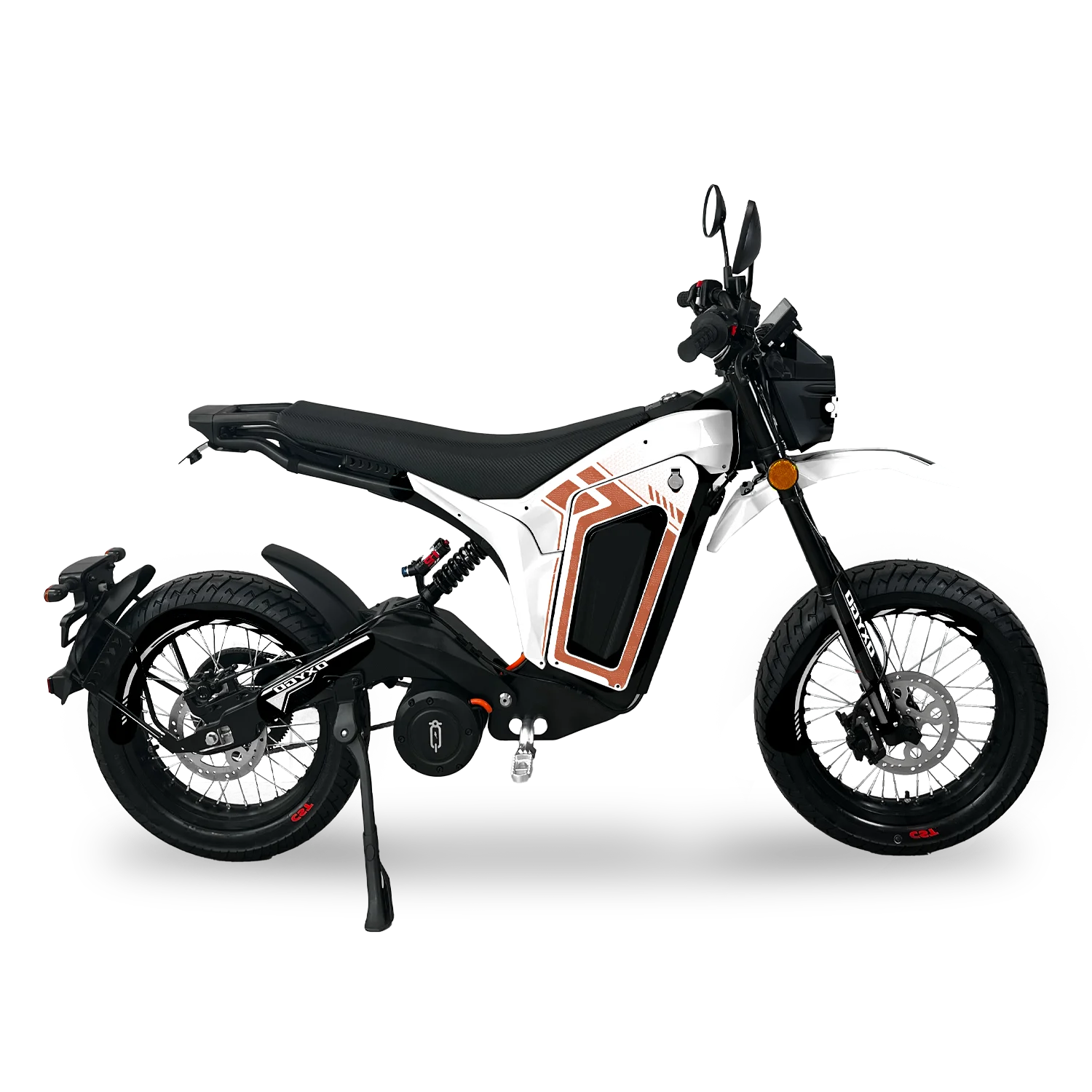 Moto 50CC Cross carbonblanc