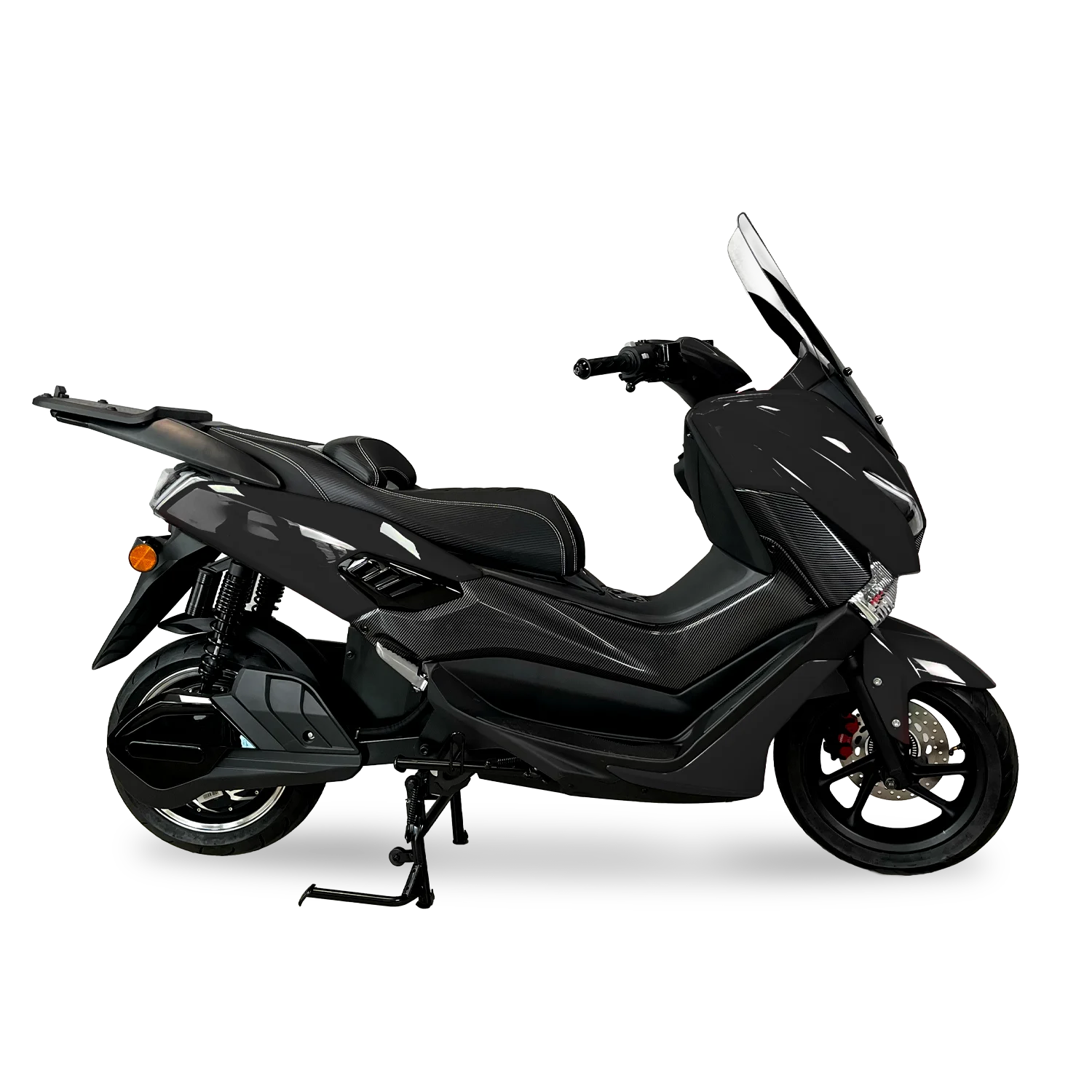 Scooter Kingo 125 noir détouré vue de profil